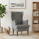 Vidaxl fauteuil donkergrijs fluweel