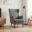 Vidaxl fauteuil donkergrijs fluweel