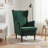 Vidaxl fauteuil donkergroen fluweel
