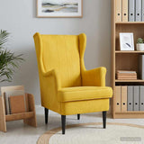 Vidaxl fauteuil geel fluweel