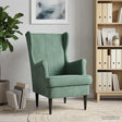 Vidaxl fauteuil zeegroen fluweel