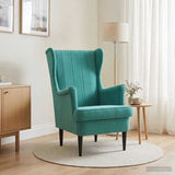 Vidaxl fauteuil turquoise fluweel