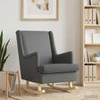 Vidaxl schommelstoel donkergrijs 62 x 80 x 85 cm stof