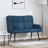 Vidaxl 2-zits sofa blauw 115 x 61 x 87 cm stof