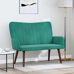 Vidaxl 2-zits sofa turquoise 115 x 61 x 87 cm fluweel