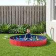 Vidaxl kinderen zwembad ø300 x 38 cm rond voor kind voor rood