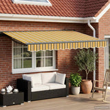 Vidaxl handmatige luifelhouder met led's 3 x 2,5 m