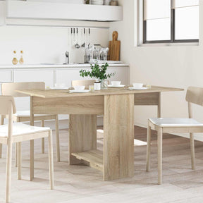 Vidaxl eettafel 138 x 70 x 73,5 cm bewerkt hout sonoma eiken