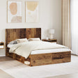 Vidaxl hoofdbord oud hout bewerkt hout