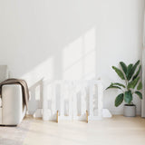 Vidaxl opvouwbaar huisdierhek 4 st hoogglans wit 201 x 38 x 70 cm