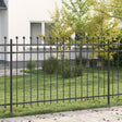 Vidaxl ringhek tilburg 200 x 166 cm gepoedercoat staal zwart