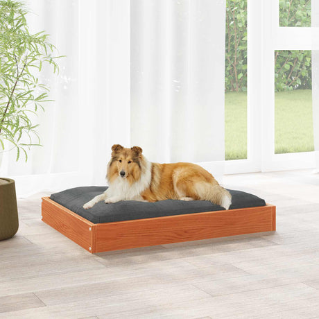 Vidaxl hondenbed 101,5 x 74 x 9 cm massief vurenhout