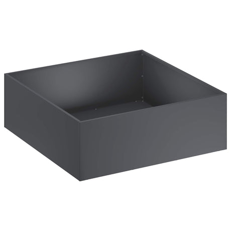 Vidaxl plantenbak antraciet 60 x 60 x 20 cm koudgewalst staal