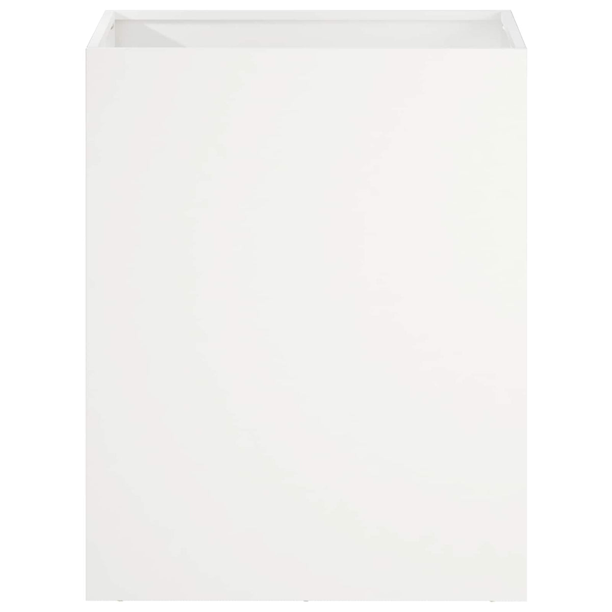 Vidaxl plantenbak wit 40 x 30 x 40 cm koudgewalst staal