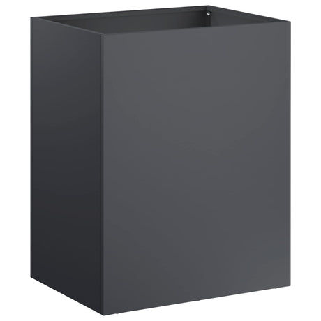 Vidaxl plantenbak 2 st antraciet 40 x 30 x 40 cm koudgewalst staal