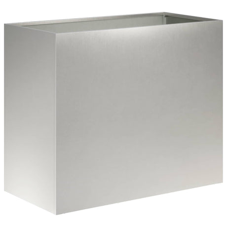 Vidaxl plantenbak zilver 60 x 30 x 50 cm roestvrij staal