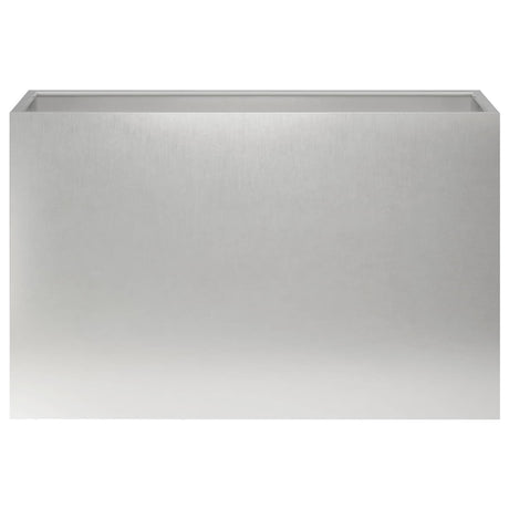 Vidaxl plantenbak zilver 80 x 30 x 40 cm roestvrij staal