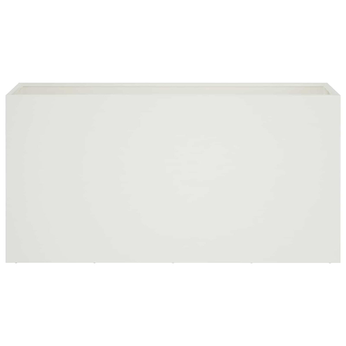 Vidaxl plantenbak wit 100 x 30 x 40 cm koudgewalst staal