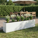 Vidaxl plantenbak wit 280 x 40 x 60 cm koudgewalst staal