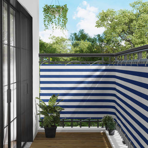 Vidaxl balkon scherm rechthoekig 110 x 1000 cm oxford stof
