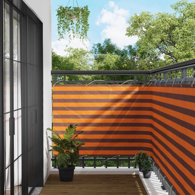 Vidaxl balkon scherm 110 x 500 cm oxford stof rechthoekig
