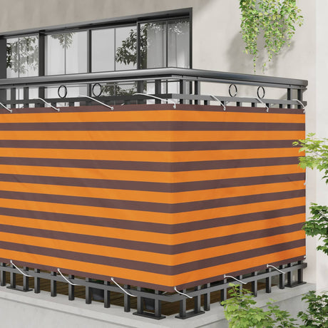 Vidaxl balkon scherm 110 x 1000 cm oxford stof rechthoekig