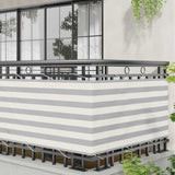 Vidaxl balkon scherm 75 x 800 cm oxford stof rechthoekig