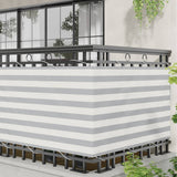 Vidaxl balkon scherm rechthoekig 90 x 300 cm oxford stof