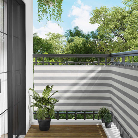 Vidaxl balkon scherm 90 x 500 cm oxford stof rechthoekig
