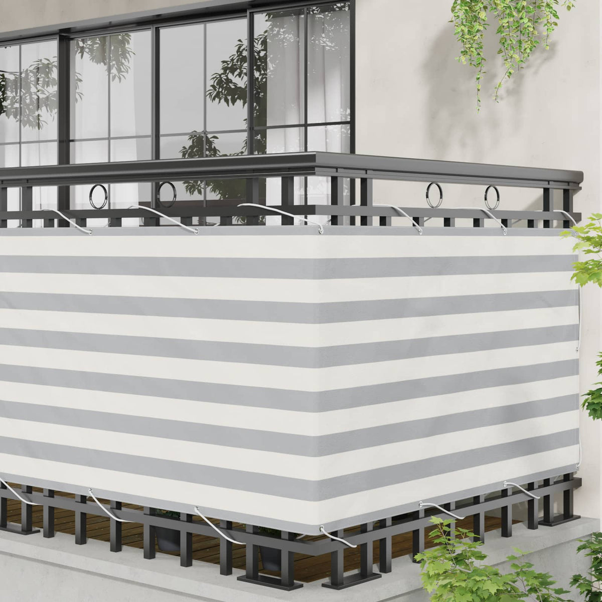 Vidaxl balkon scherm rechthoekig 100 x 800 cm oxford stof