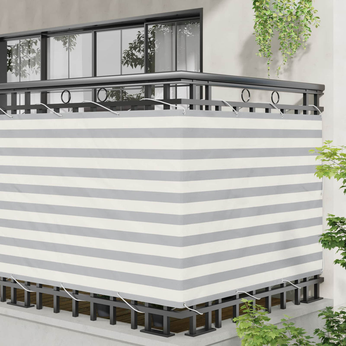 Vidaxl balkon scherm rechthoekig 120 x 700 cm oxford stof