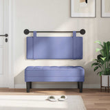 Vidaxl hangend hoofdbord jeans blauw stof