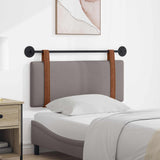Vidaxl hangend hoofdbord taupe antiek pu