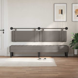 Vidaxl hangend hoofdbord taupe stof