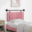 Vidaxl hangend hoofdbord roze fluweel