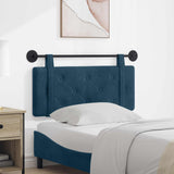 Vidaxl hangend hoofdbord blauw fluweel
