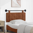 Vidaxl hangend hoofdbord bruin antiek pu