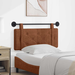 Vidaxl hangend hoofdbord bruin antiek pu