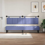 Vidaxl hangend hoofdbord jeans blauw stof
