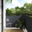 Vidaxl balkon scherm met oogjes 300 x 80 cm poly rattan