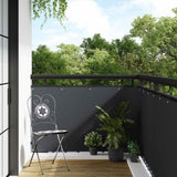 Vidaxl balkon scherm met oogjes 400 x 90 cm poly rattan