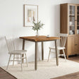 Vidaxl 60 x 55 x 75 cm massief acaciahout natuurlijk en koffie
