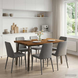 Vidaxl 120 x 70 x 75 cm massief acaciahout natuurlijk en koffie