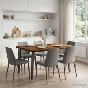 Vidaxl 120 x 70 x 75 cm massief acaciahout natuurlijk en koffie