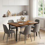 Vidaxl 140 x 70 x 75 cm massief acaciahout naturel en zwart