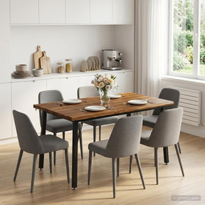 Vidaxl 140 x 70 x 75 cm massief acaciahout naturel en zwart
