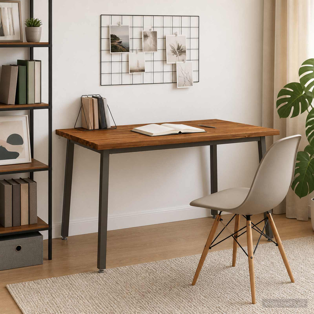 Vidaxl 140 x 70 x 75 cm massief acaciahout natuurlijk en koffie