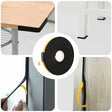 Vidaxl zelfklevende schuimtape 10 st zwart 20mm x 5m cr schuim