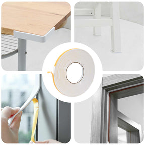 Vidaxl zelfklevende schuimtape wit 10mm x 10m cr schuim