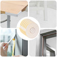 Vidaxl zelfklevende schuimtape 5 st wit 10mm x 10m cr schuim